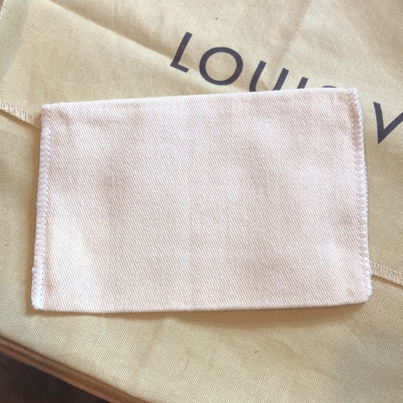 LOUIS VUITTON Folding Dust Bag Card Holder Key Case  Size - Picture 2 of 7